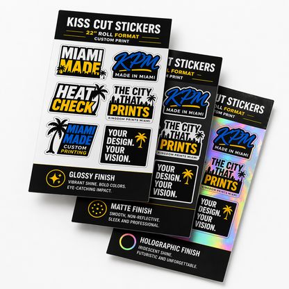 Custom Kiss-Cut Stickers