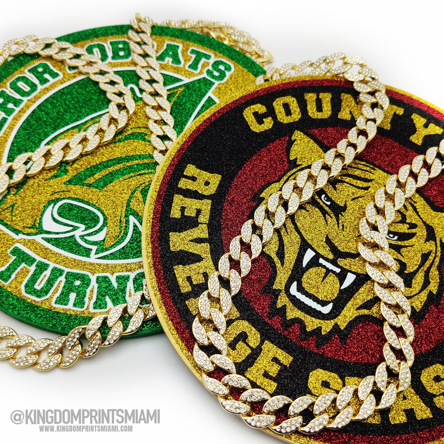 Custom Turnover Chain Medallion