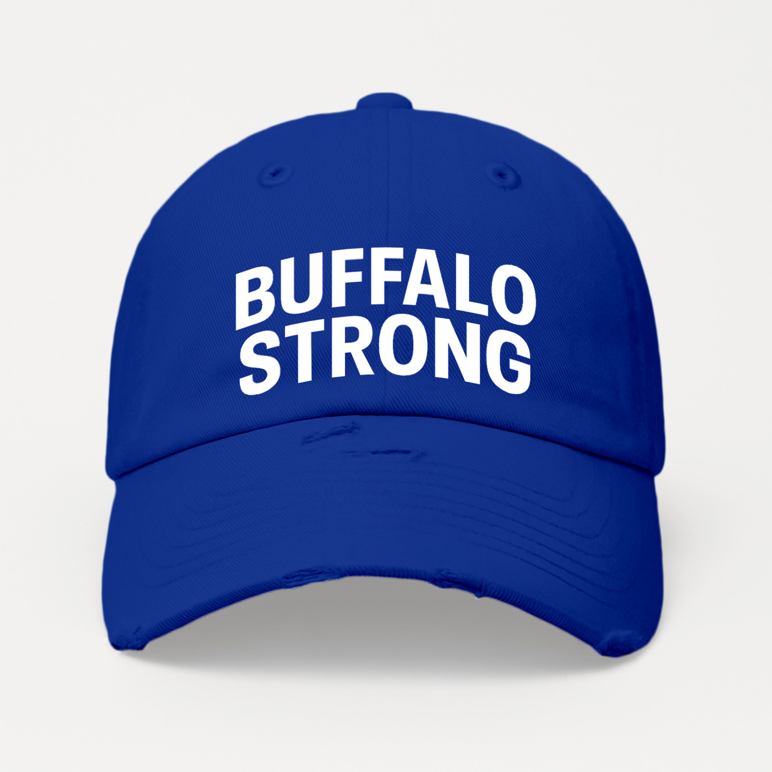 Buffalo Strong Distressed Hat