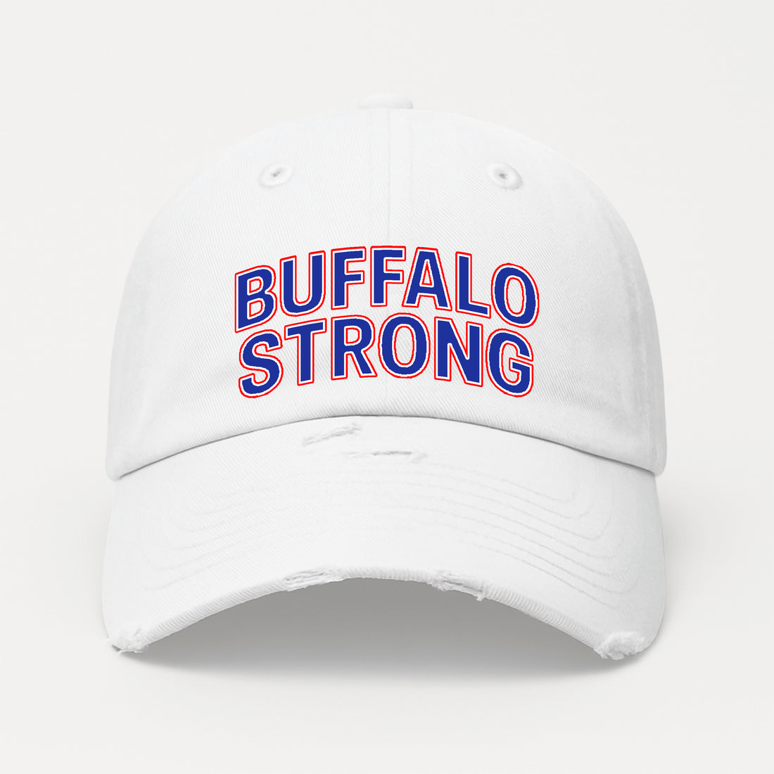 Buffalo Strong Distressed Hat