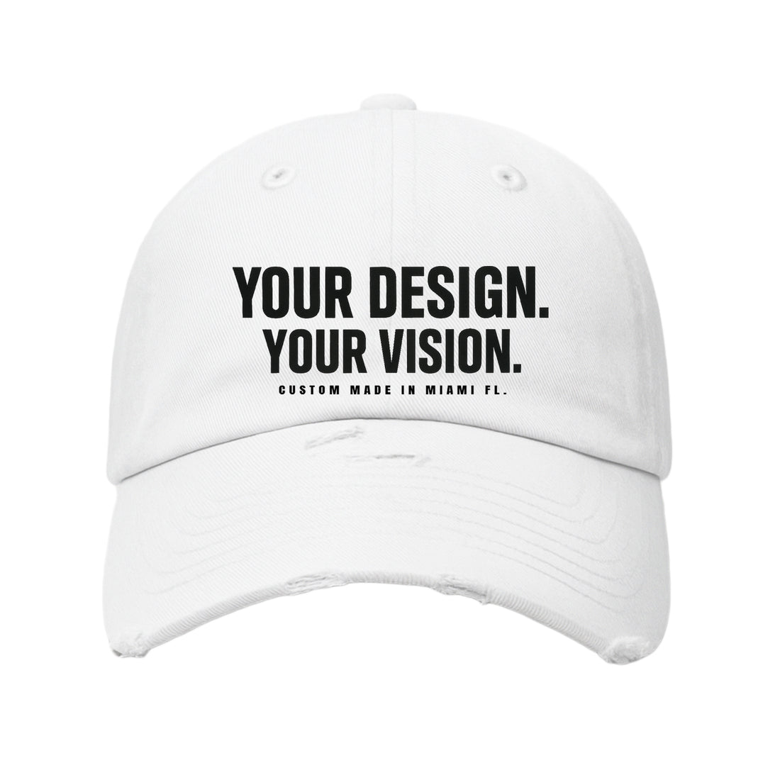 Custom Distressed Hat