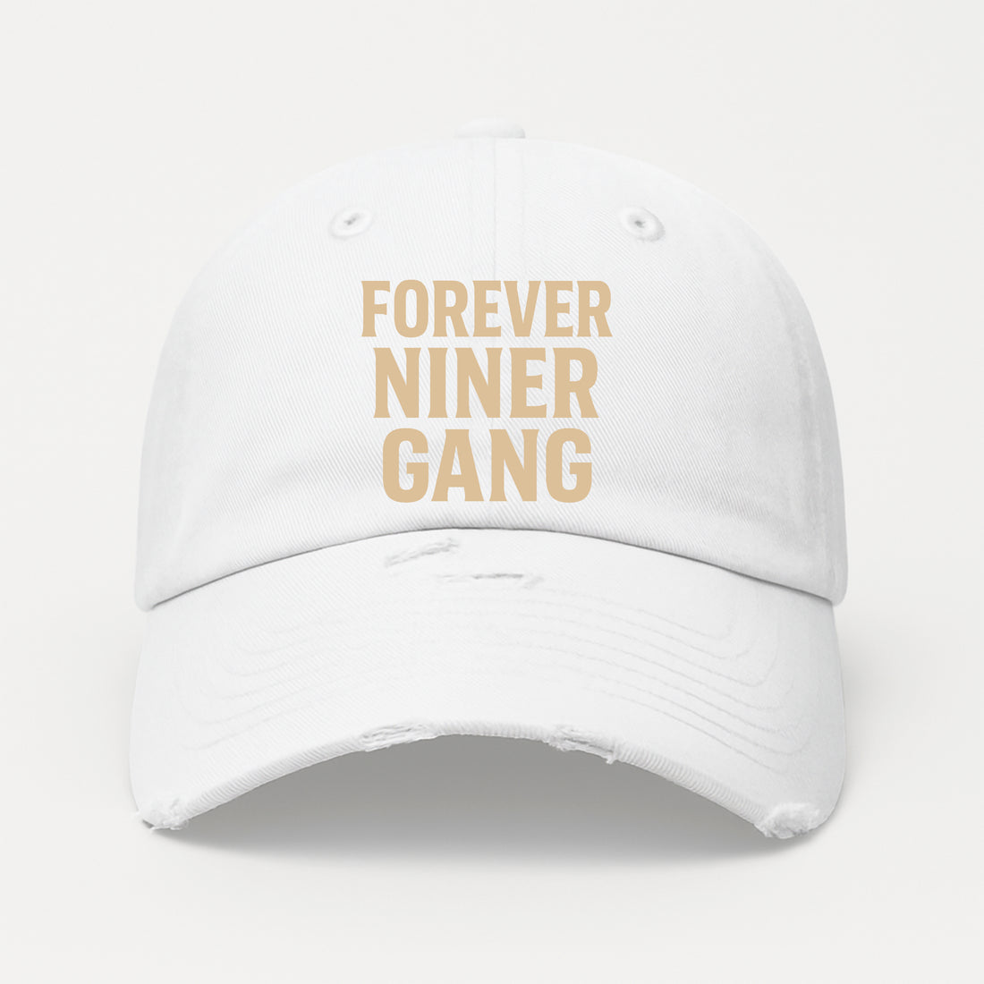 Forever Niner Gang Distressed Hat