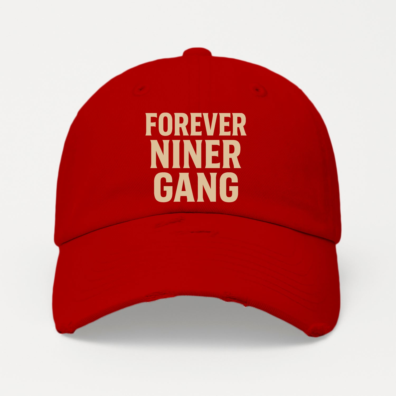 Forever Niner Gang Distressed Hat
