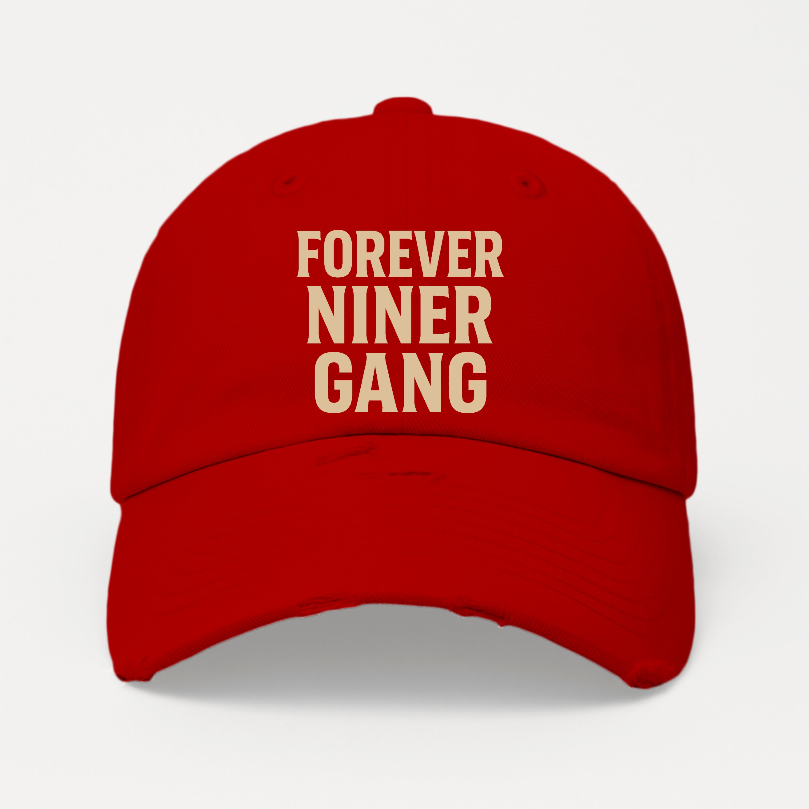 Forever Niner Gang Distressed Hat